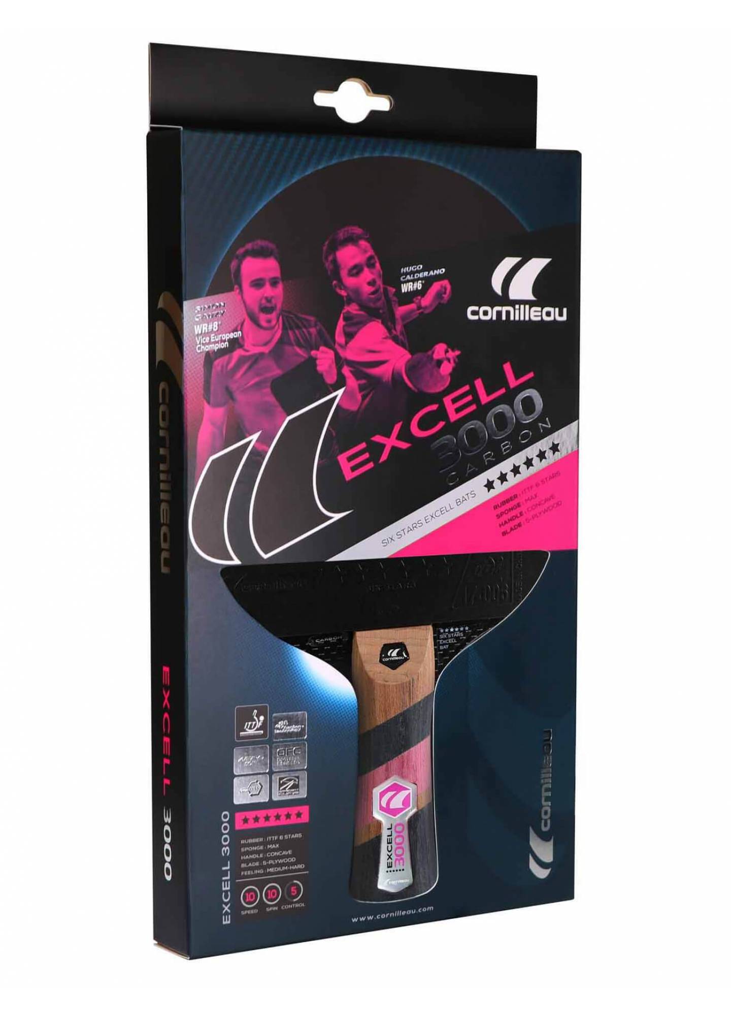 EXCELL 3000 CARBON TABLE TENNIS BAT